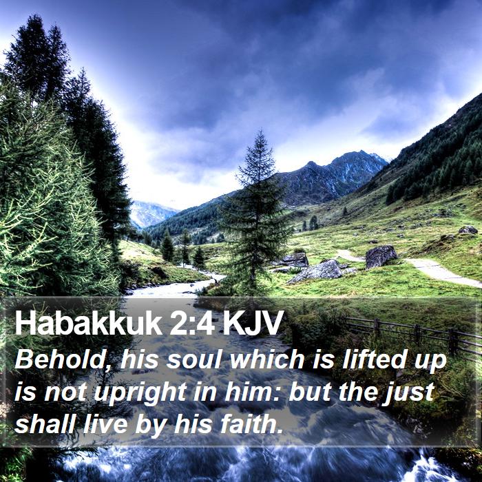 Habakkuk 2:4 KJV Bible Study