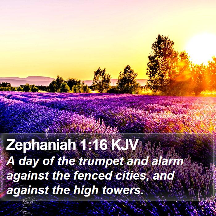 Zephaniah 1:16 KJV Bible Study