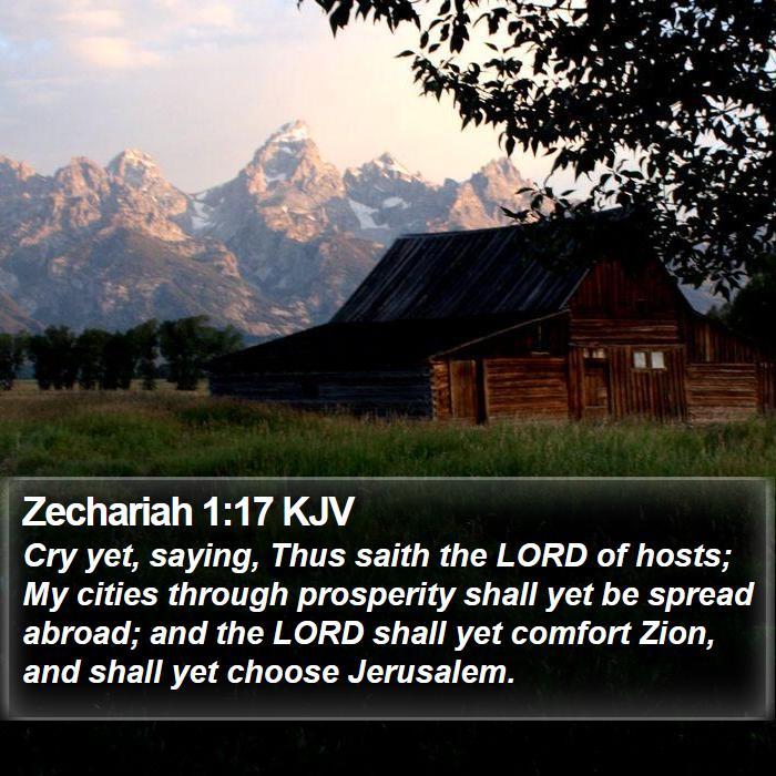 Zechariah 1:17 KJV Bible Study