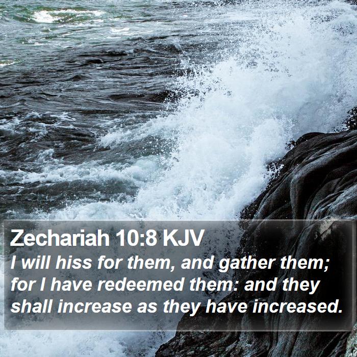 Zechariah 10:8 KJV Bible Study