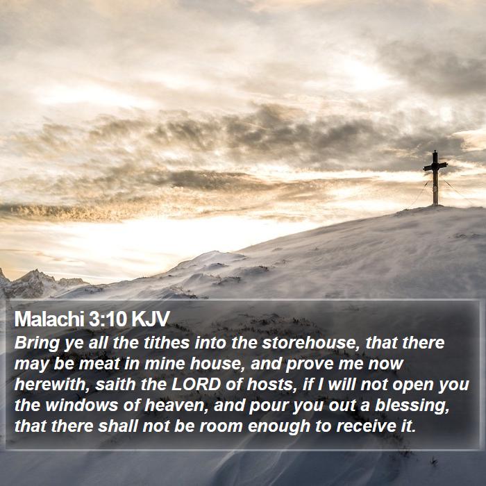 Malachi 3:10 KJV Bible Study