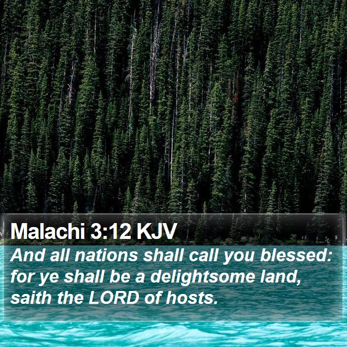 Malachi 3:12 KJV Bible Study