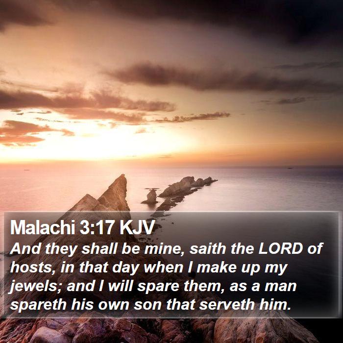 Malachi 3:17 KJV Bible Study