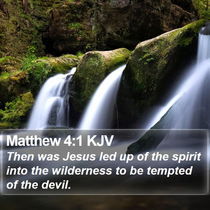 Matthew 4:1 KJV Bible Study