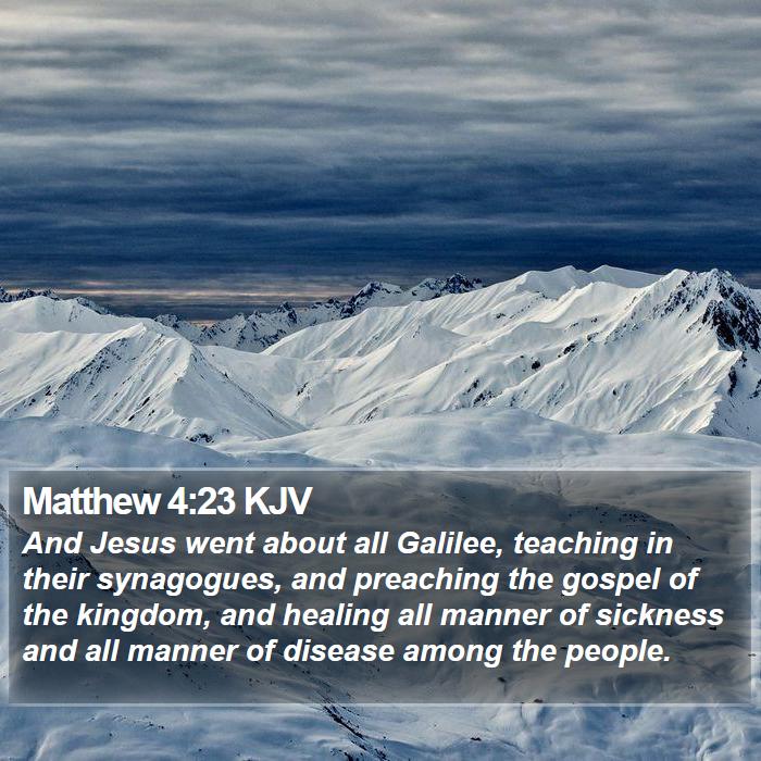 Matthew 4:23 KJV Bible Study