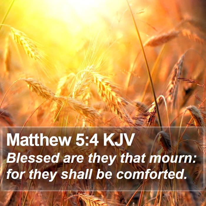 Matthew 5:4 KJV Bible Study