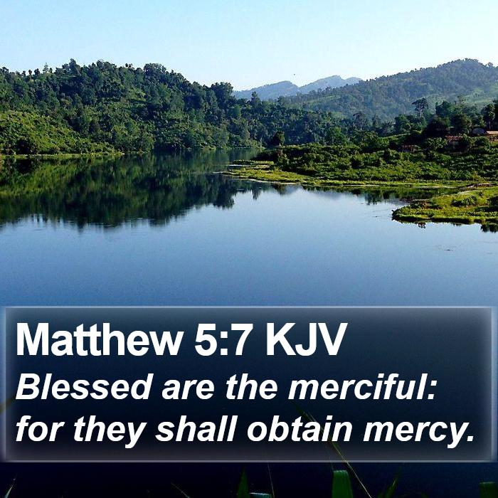 Matthew 5:7 KJV Bible Study