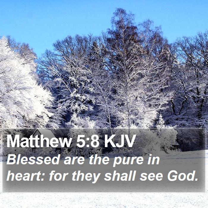 Matthew 5:8 KJV Bible Study