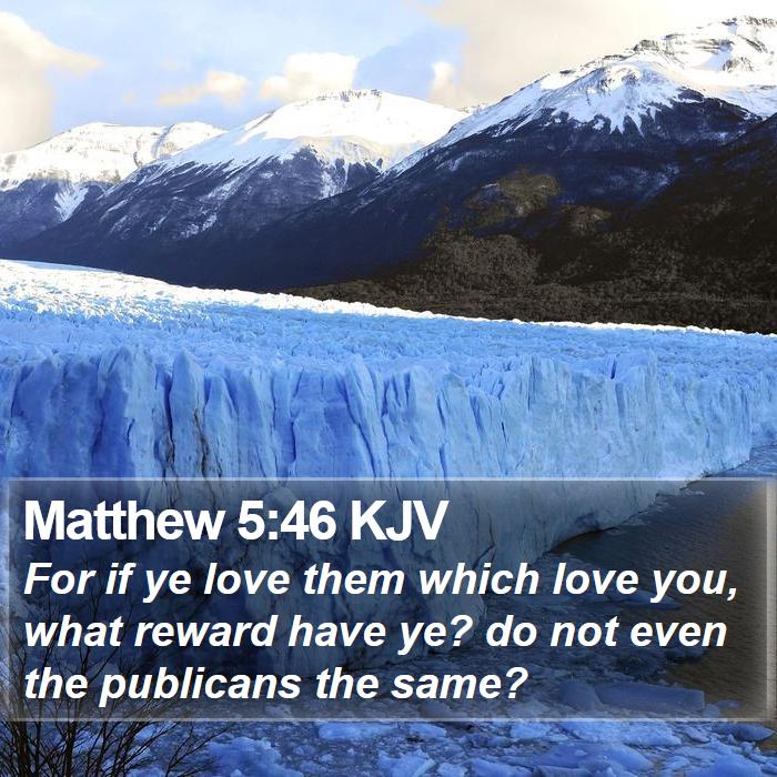 Matthew 5:46 KJV Bible Study