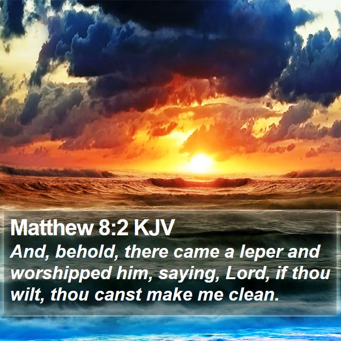 Matthew 8:2 KJV Bible Study