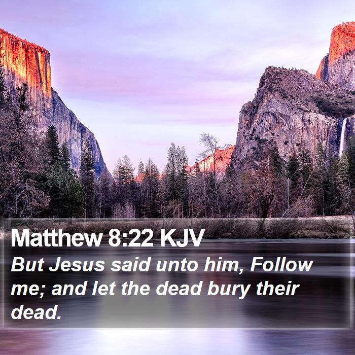 Matthew 8:22 KJV Bible Study