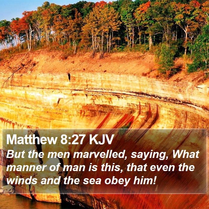 Matthew 8:27 KJV Bible Study