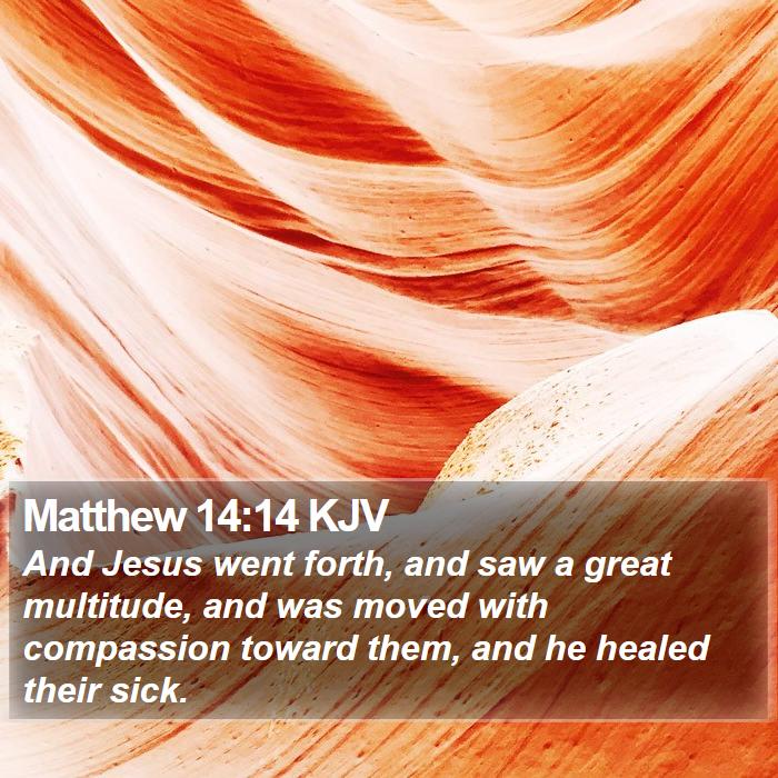 Matthew 14:14 KJV Bible Study