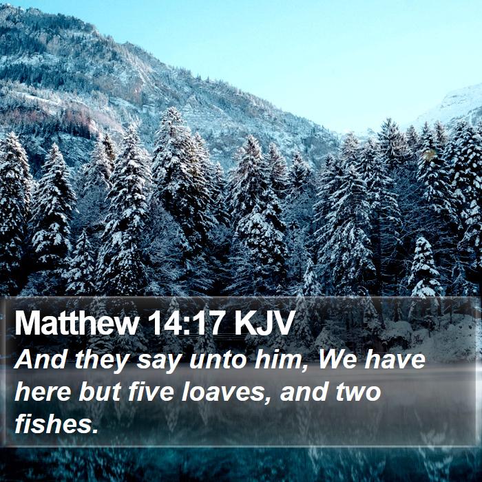 Matthew 14:17 KJV Bible Study