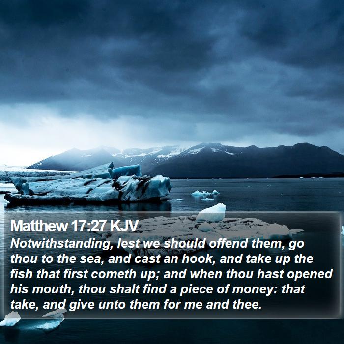 Matthew 17:27 KJV Bible Study