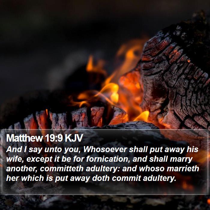 Matthew 19:9 KJV Bible Study