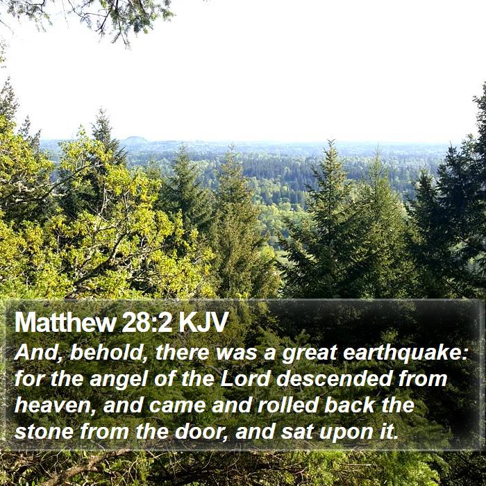 Matthew 28:2 KJV Bible Study