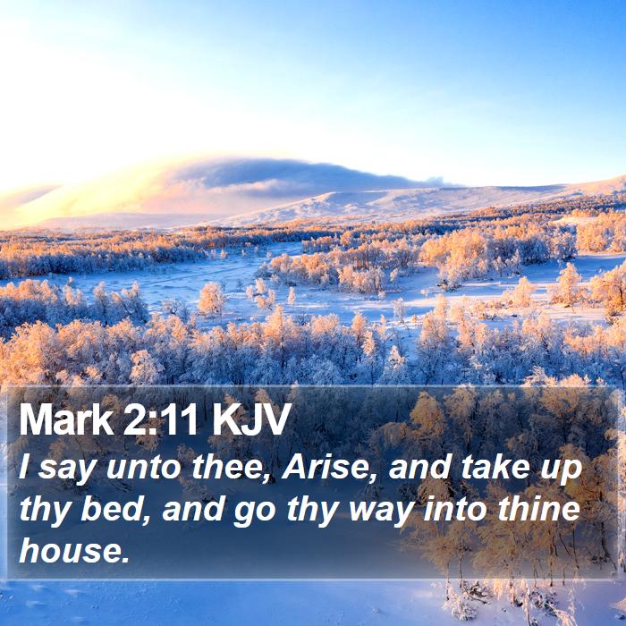 Mark 2:11 KJV Bible Study