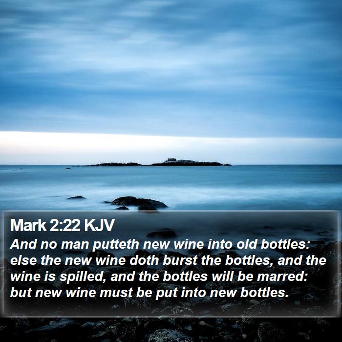 Mark 2:22 KJV Bible Study