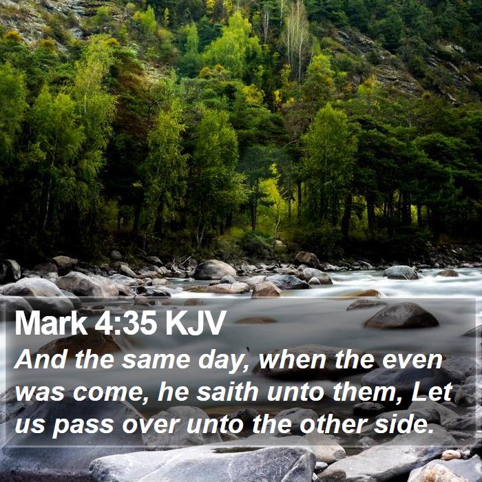 Mark 4:35 KJV Bible Study