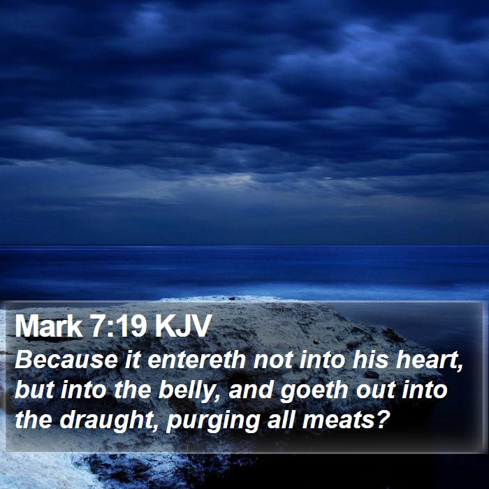 Mark 7:19 KJV Bible Study