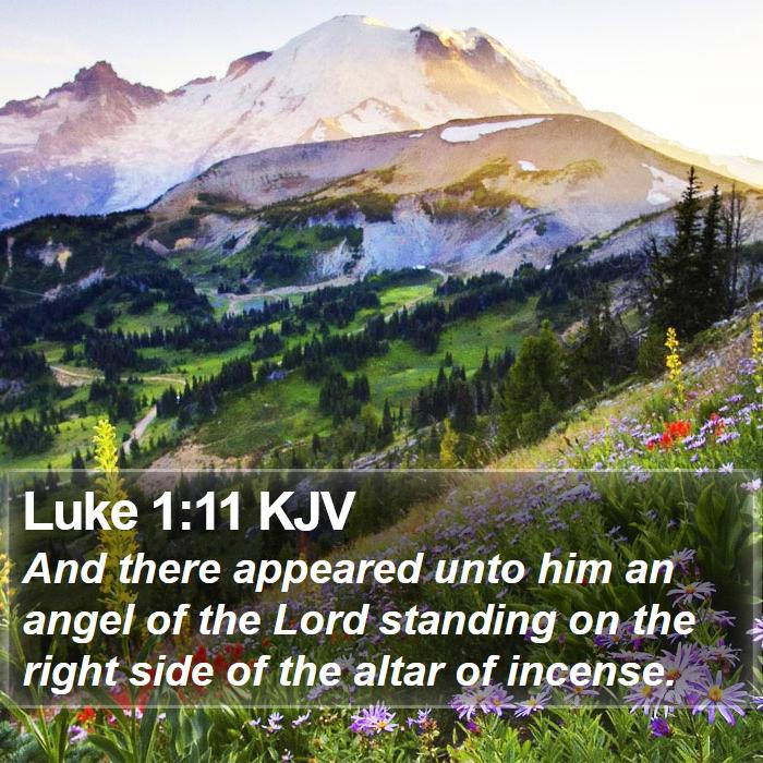 Luke 1:11 KJV Bible Study