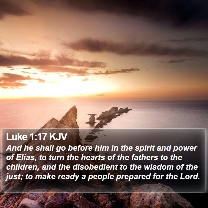 Luke 1:17 KJV Bible Study