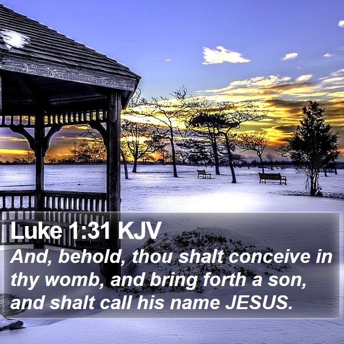 Luke 1:31 KJV Bible Study