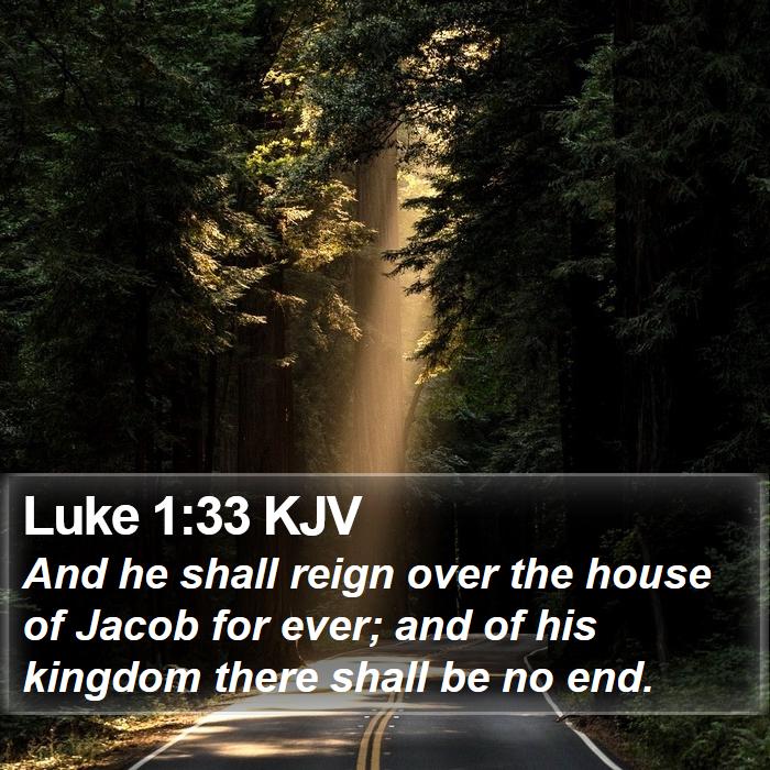 Luke 1:33 KJV Bible Study