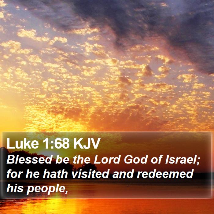 Luke 1:68 KJV Bible Study