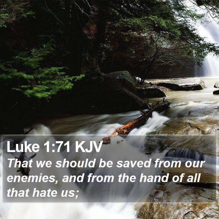 Luke 1:71 KJV Bible Study