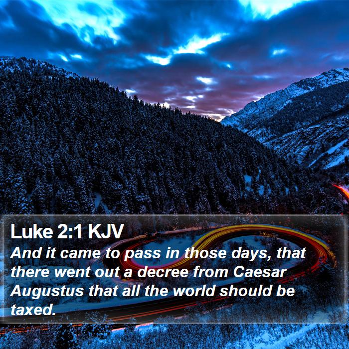 Luke 2:1 KJV Bible Study