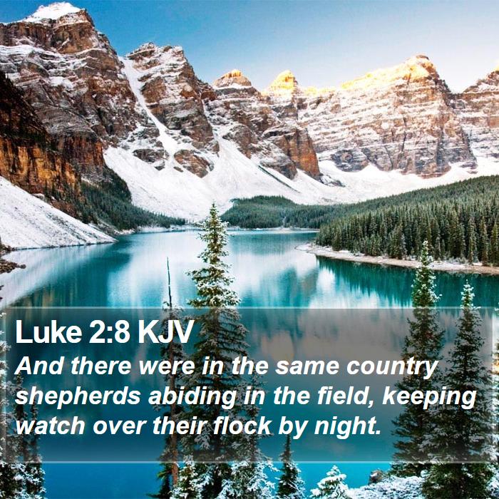 Luke 2:8 KJV Bible Study