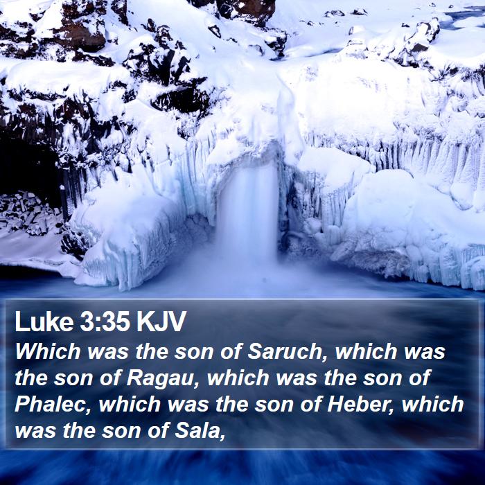 Luke 3:35 KJV Bible Study