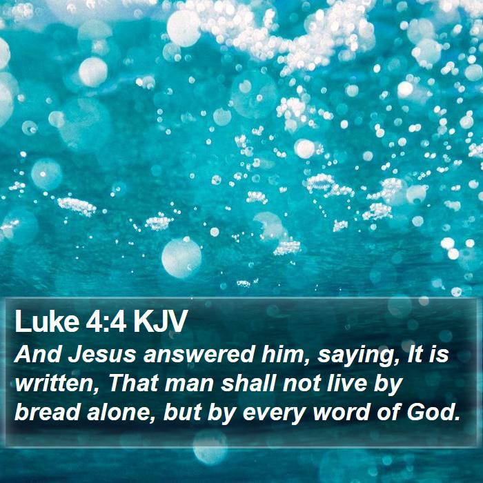 Luke 4:4 KJV Bible Study