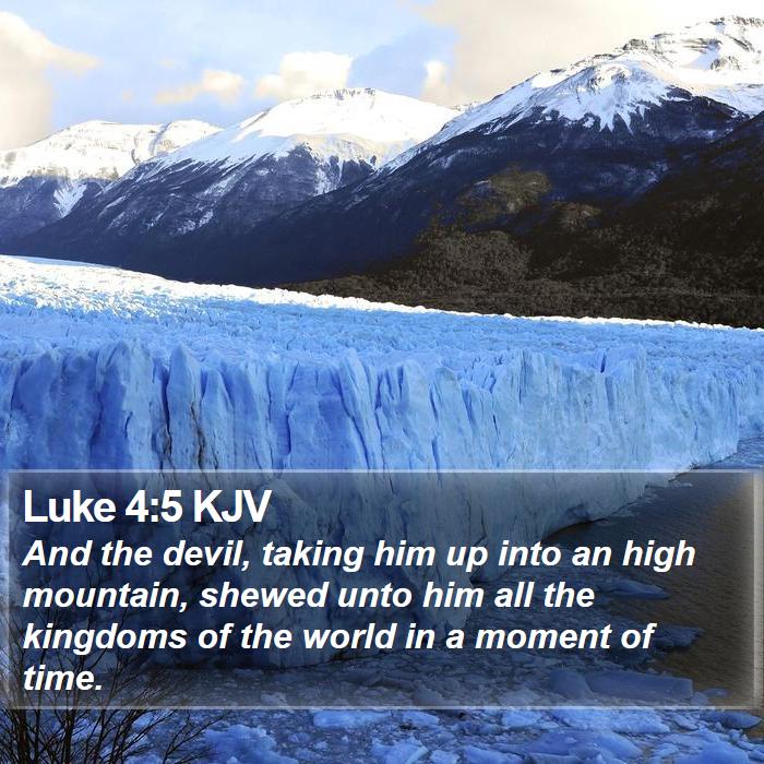 Luke 4:5 KJV Bible Study