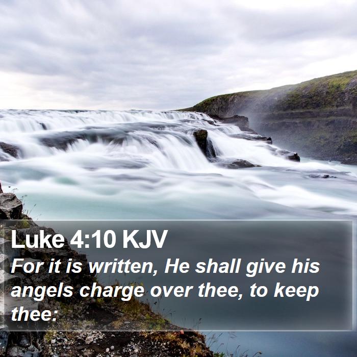 Luke 4:10 KJV Bible Study