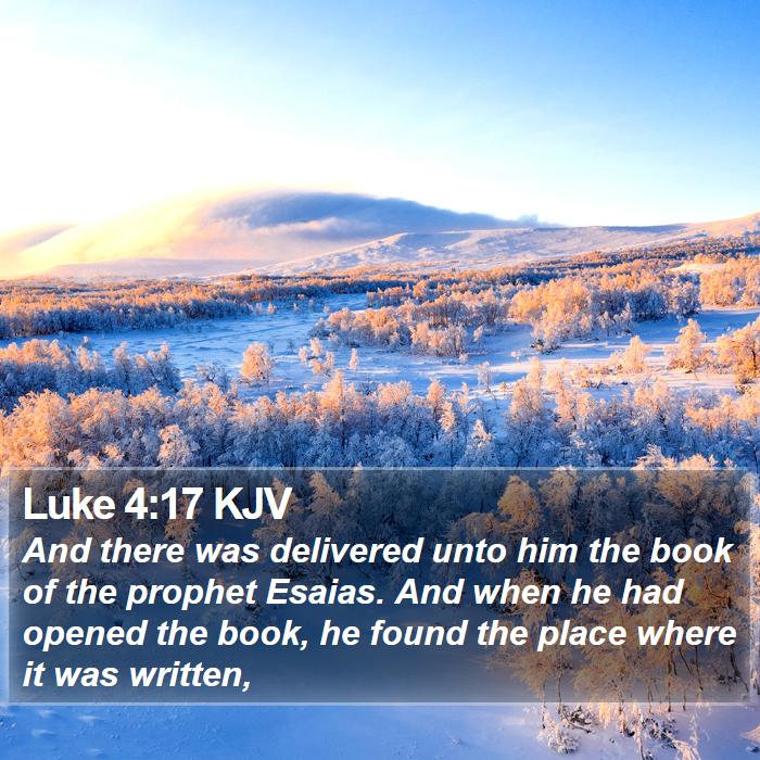 Luke 4:17 KJV Bible Study