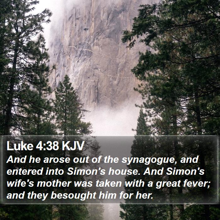 Luke 4:38 KJV Bible Study