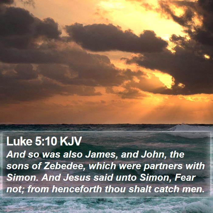 Luke 5:10 KJV Bible Study