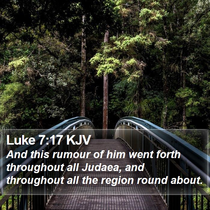 Luke 7:17 KJV Bible Study