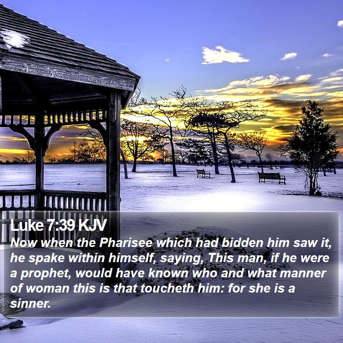 Luke 7:39 KJV Bible Study