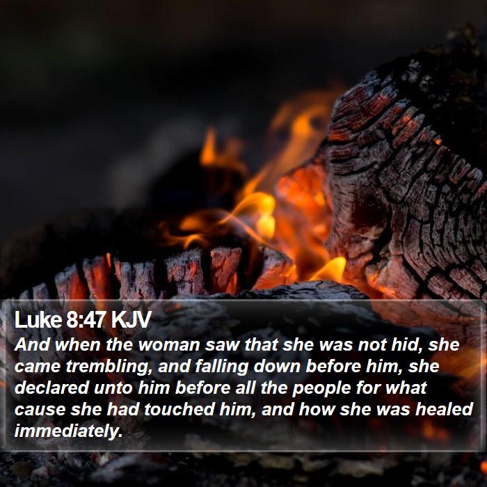 Luke 8:47 KJV Bible Study