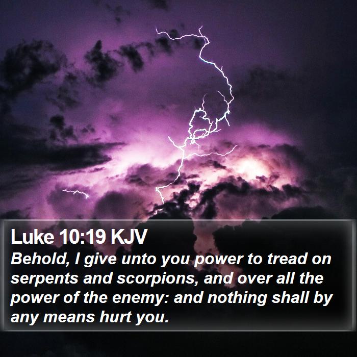 Luke 10:19 KJV Bible Study