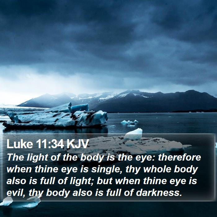 Luke 11:34 KJV Bible Study