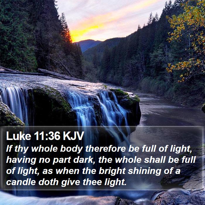 Luke 11:36 KJV Bible Study