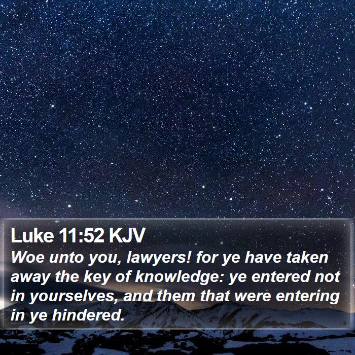 Luke 11:52 KJV Bible Study