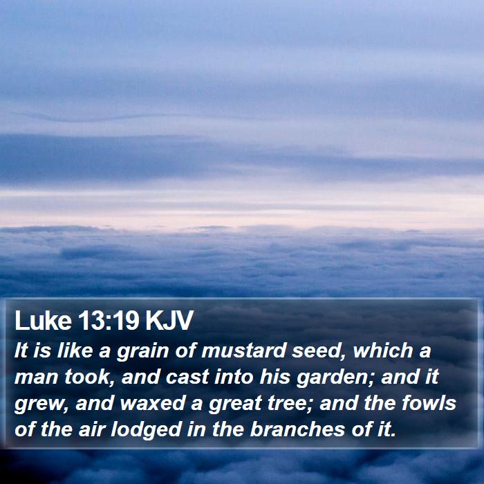 Luke 13:19 KJV Bible Study