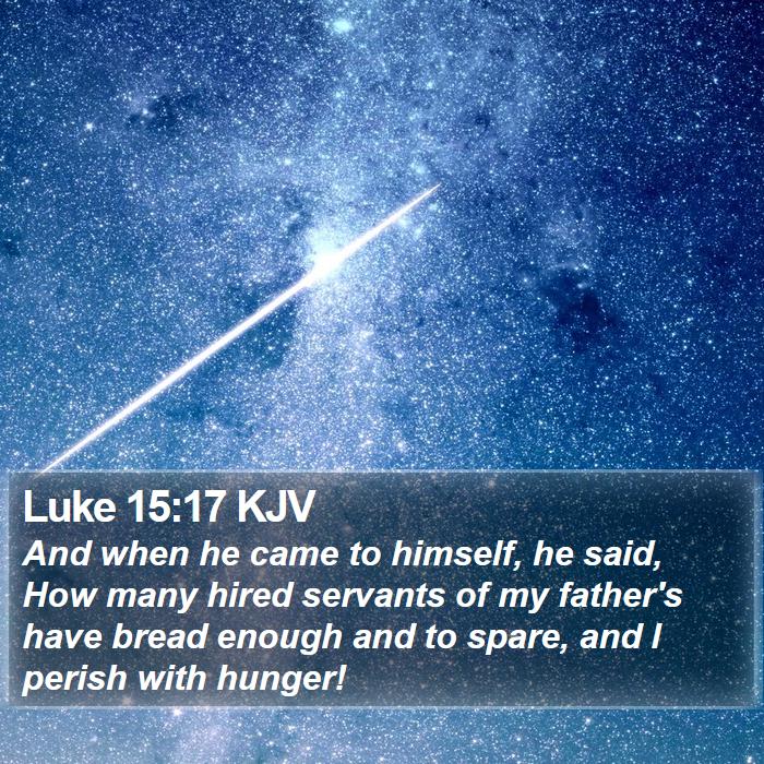 Luke 15:17 KJV Bible Study