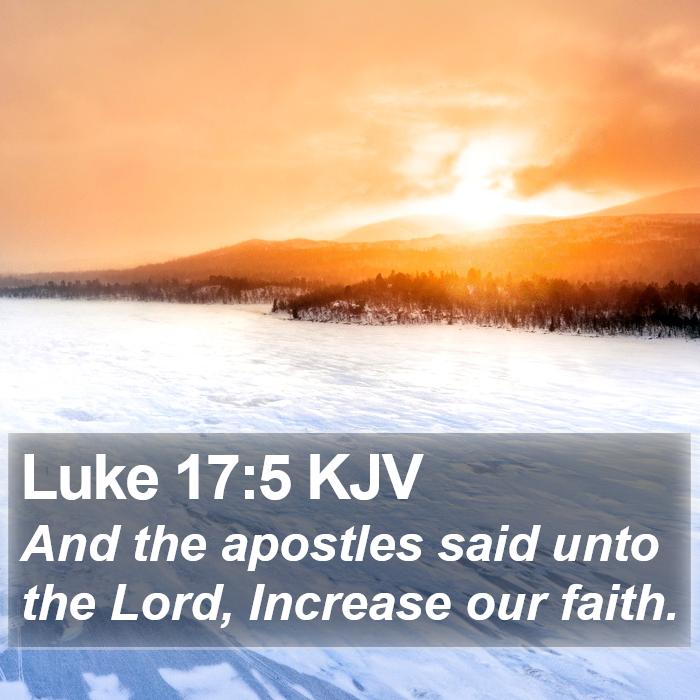 Luke 17:5 KJV Bible Study